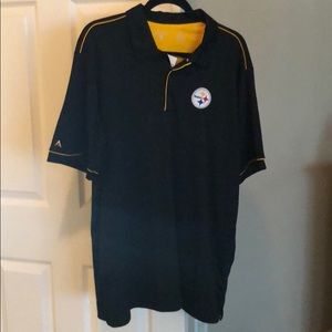 Steelers activewear polo shirt